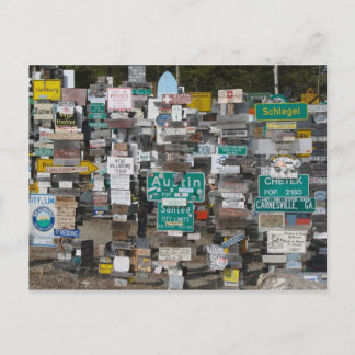 Watson Lake Sign Post Forest Postcard