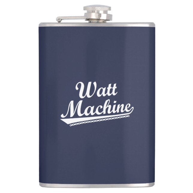 Watt Machine Flask (Front)