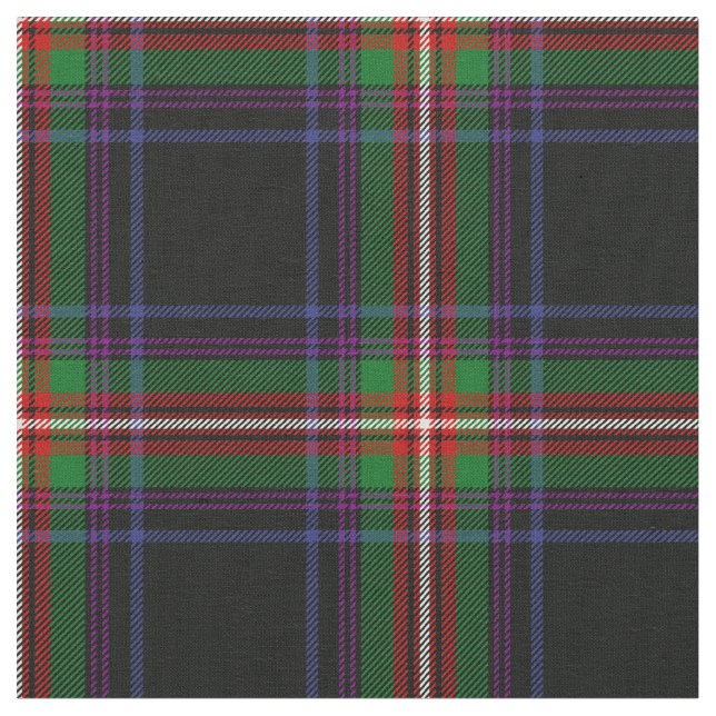 Watt Tartan Print Fabric (Close Up)