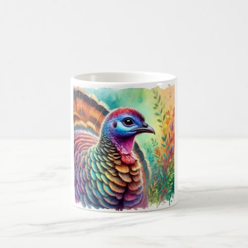 Wattled Brushturkey 190624AREF118 _ Watercolor Coffee Mug