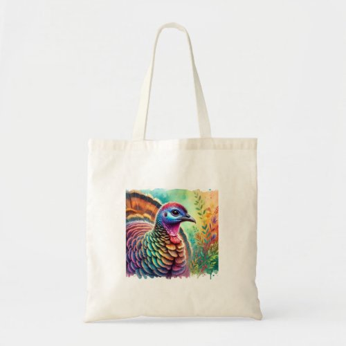 Wattled Brushturkey 190624AREF118 _ Watercolor Tote Bag