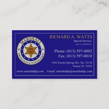 Watts Business Card by LivingLife at Zazzle