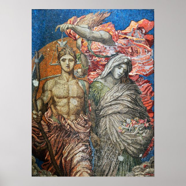 Watts - St Giles In The Fields Time Death Judgment Poster (Front)