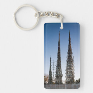 Watts Towers Los Angeles Keychain
