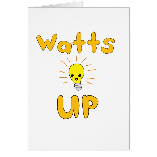 Watts Up Cards (Front)