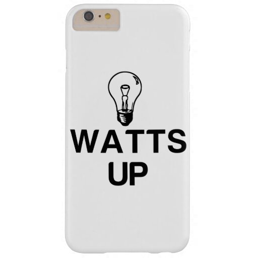 WATTS UP LIGHT BULB - Copy Barely There iPhone 6 Plus Case