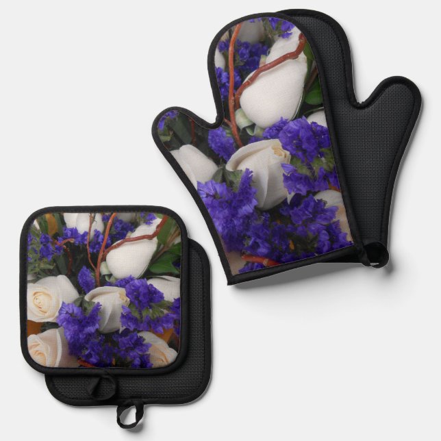 Waugh Oven Mitt & Pot Holder Set (Front/Back)