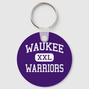 Waukee - Warriors - High School - Waukee Iowa Keychain