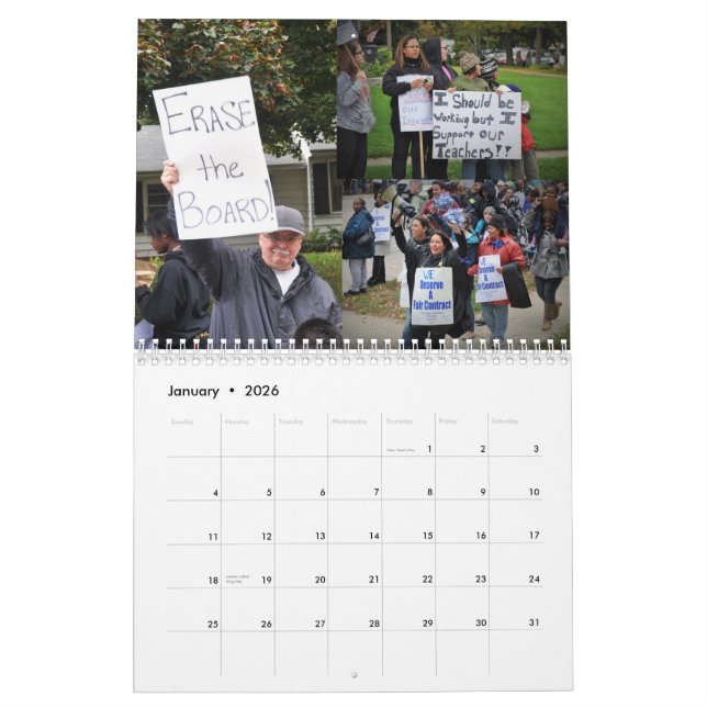 Waukegan Teacher Strike Calendar (Jan 2026)