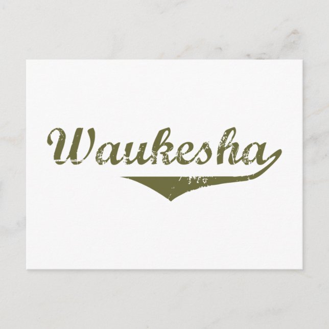 Waukesha  Revolution t shirts Postcard (Front)