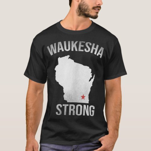 Waukesha Strong Wisconsin State Christmas Tank Top