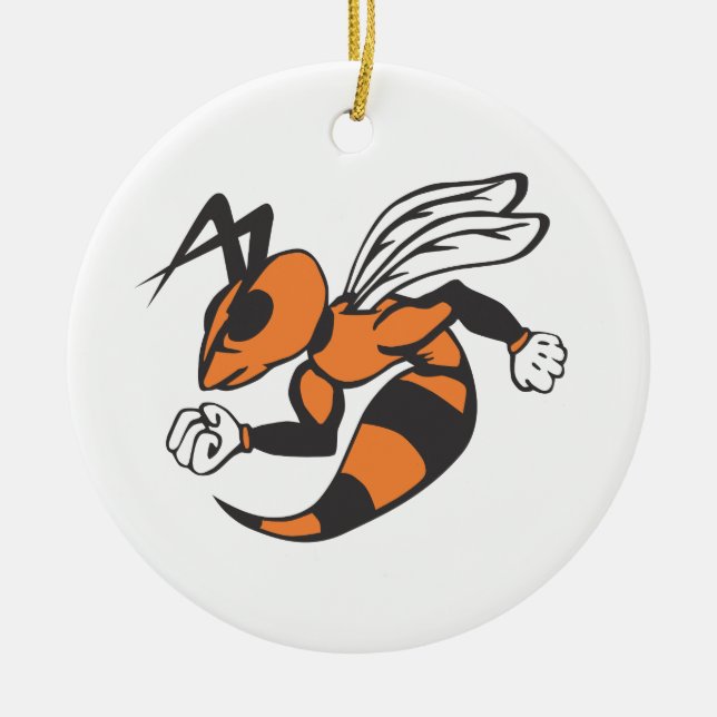 Wautoma Hornet Ornament (Front)