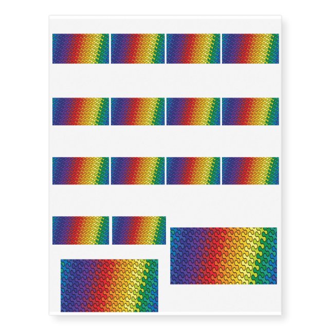 wave 12.7 temporary tattoos (Front)