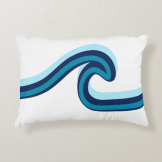 wave accent pillow