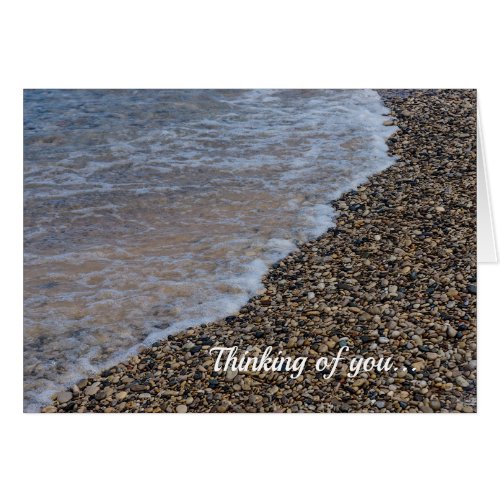 Wave Ashore Painterly Thinking Of You Card