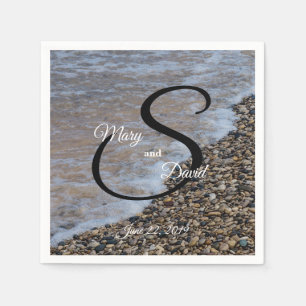 Wave Ashore Wedding Napkins