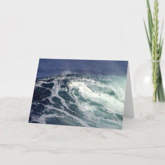 Wave At La Jolla Cove Card