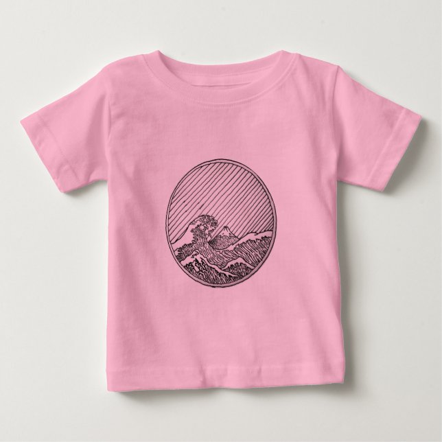 Wave Baby T-Shirt (Front)