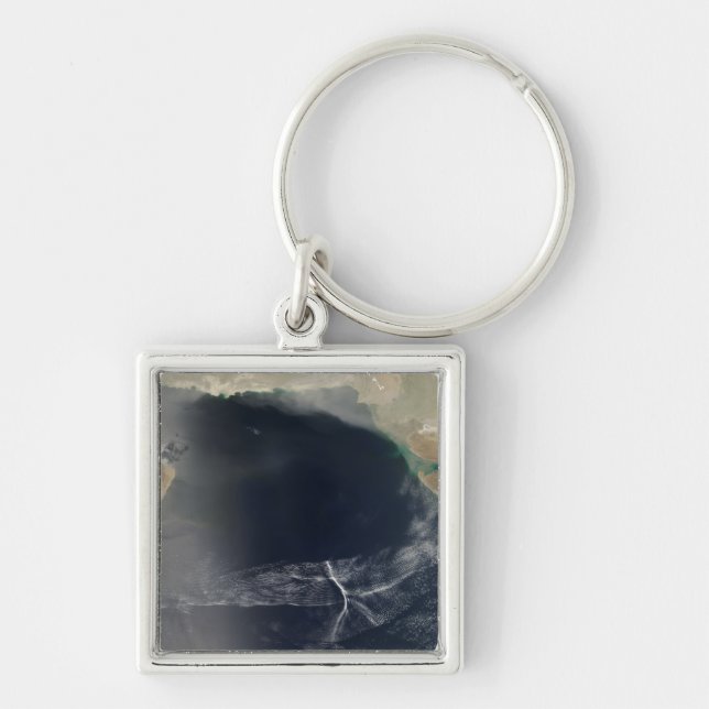 Wave clouds over the Arabian Sea Keychain (Front)