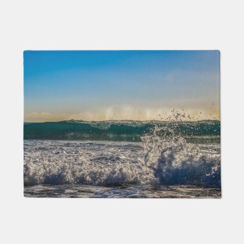 Wave Crashing to Shore Doormat