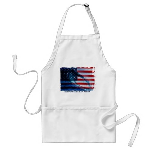 Wave Flag USA Chefs Aprons