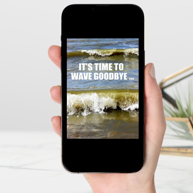 Wave Goodbye To Your High School Days Card (Front Digital)