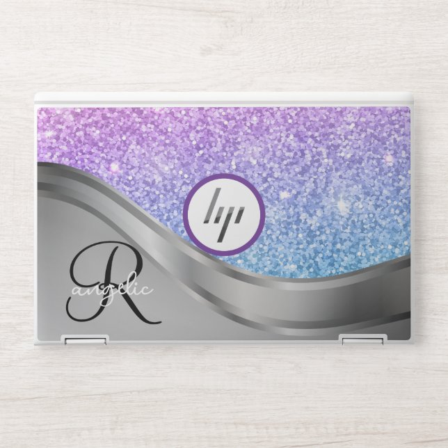 Wave Handwritte Calligraphy HPEliteBook X360 1030 HP Laptop Skin (Front)