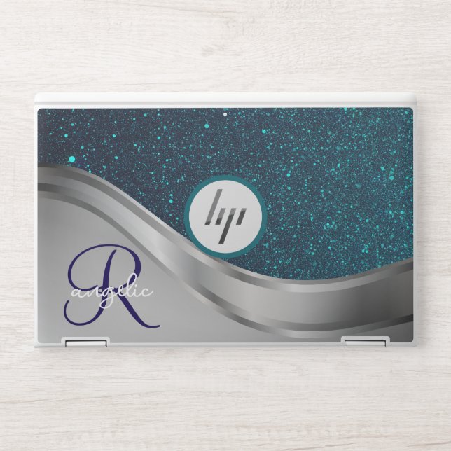  Wave Handwritte Calligraphy HPEliteBook X360 1030 HP Laptop Skin (Front)