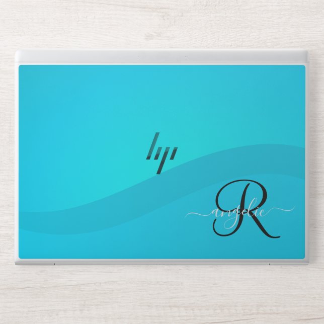 Wave Handwritten Calligraphy HP EliteBook 830 G5 HP Laptop Skin (Front)