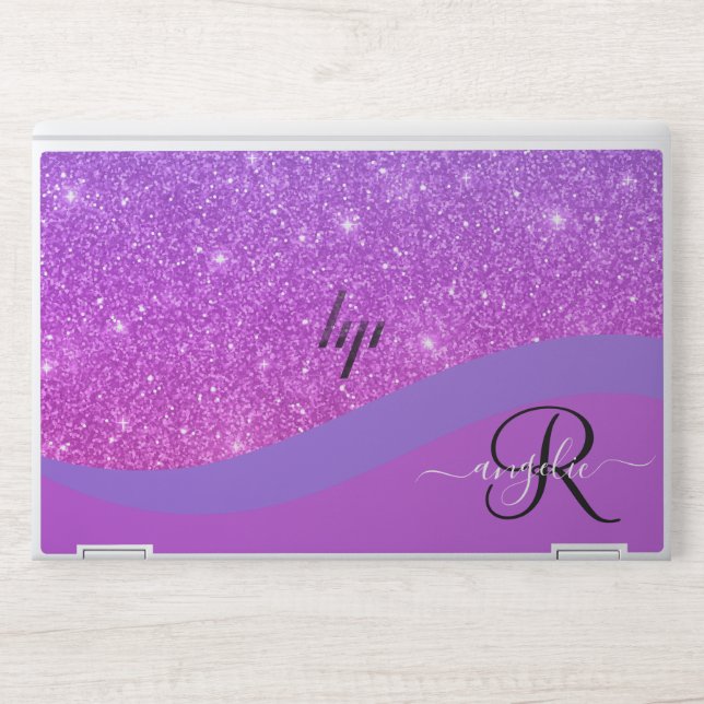 Wave Handwritten Calligraphy HPEliteBook X360 1030 HP Laptop Skin (Front)