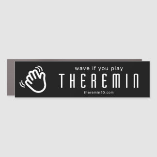 Wave if you play Theremin (sci-fi) car magnet