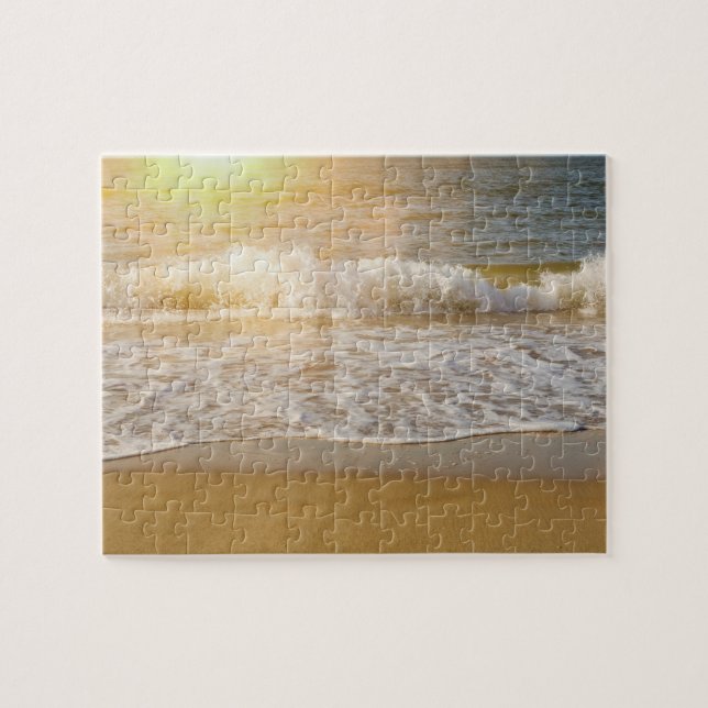 Wave in the sunlight   - jigsaw puzzle (Horizontal)