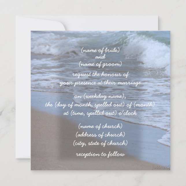 wave Invitation (Front)