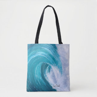 Wave Just Dahl Costal Tote Bag
