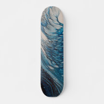 Wave kateboard deck
