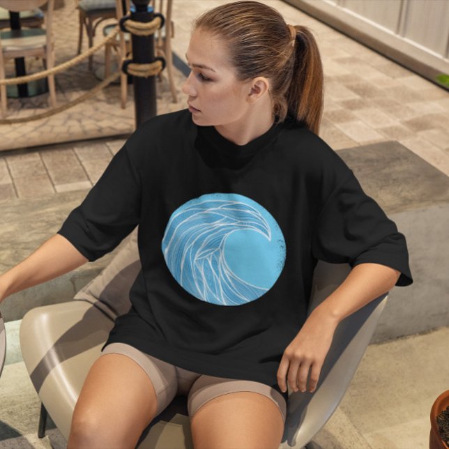 Wave Line Style T-Shirt (Creator Uploaded)