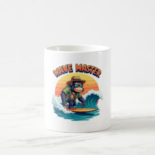 Wave Master 🦍 Funny Gorilla Surf Mug