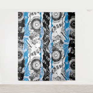 Wave Mechanism – Abstract Extra-Large Tapestry 