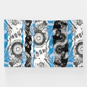 Wave Mechanism – Abstract Vinyl Banner (6' x 10')