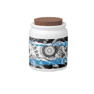 Wave Mechanism – Custom Candy Jar (10 oz, Bright)