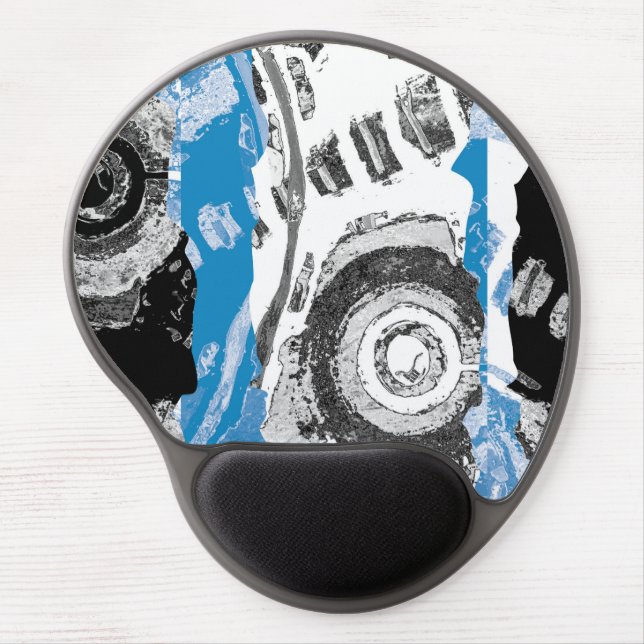 Wave Mechanism – Custom Clipboard (9" x 12.5") Gel Mouse Pad (Front)