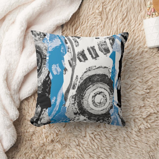 Wave Mechanism – Custom Throw Pillow (Polyester) (Blanket)