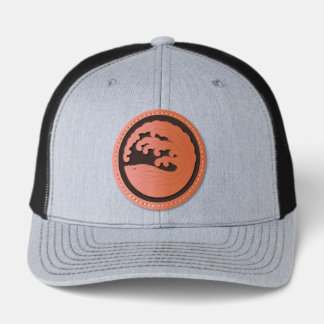 Wave Mon Hat Leather