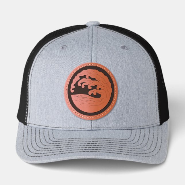 Wave Mon Hat Leather (Front)