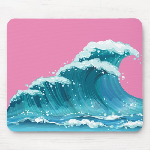 wave mouse pad