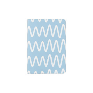 Wave No. 6 - Passport Cover (Dusty Blue)