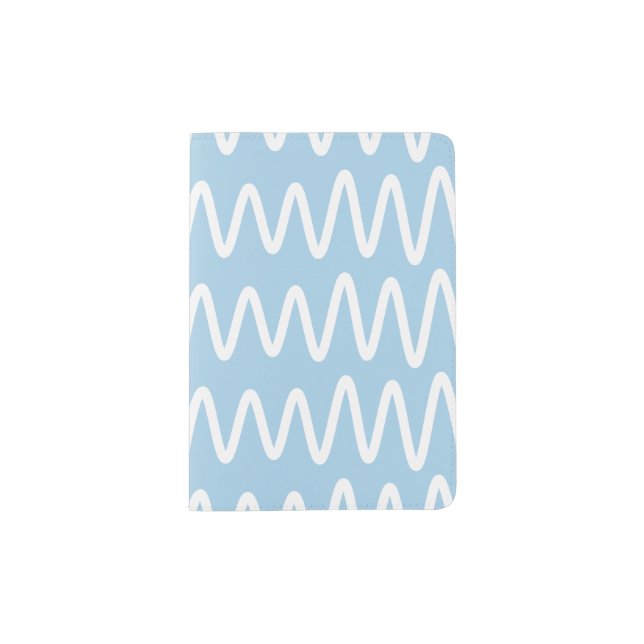 Wave No. 6 - Passport Cover (Dusty Blue) (Front)