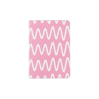 Wave No. 6 - Passport Cover (Flamingo Pink)