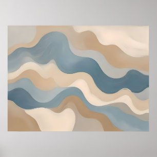 Wave of Creativity – Abstract Wavy Lines Wall Art