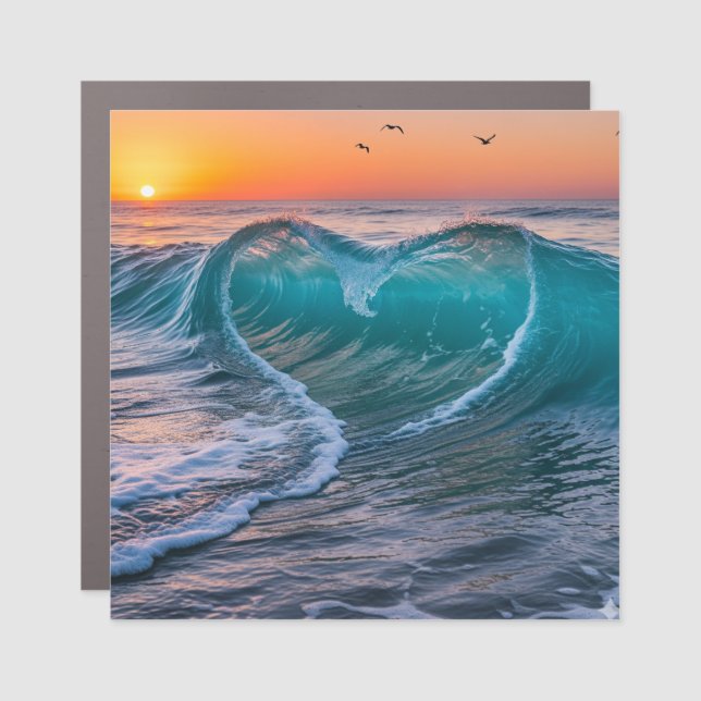 Wave of Love Magnet (Front)